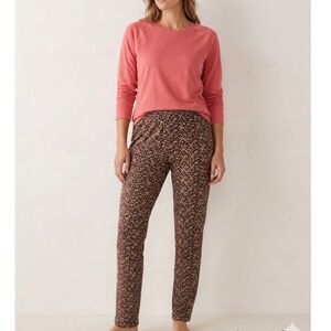 Lands' End 2-Pc Knit Pajama / Loungewear Set